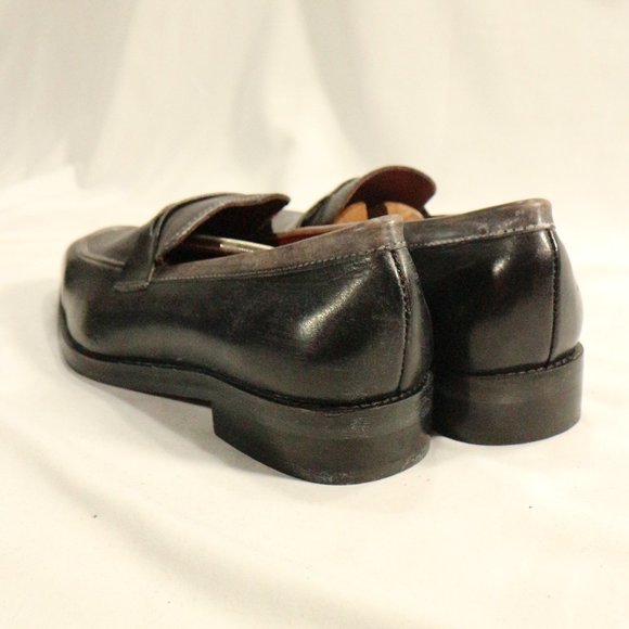 LETHATO Handcrafted Brushed Leather Mens Loafers Sz 11.5 US Men - Picture 7 of 12